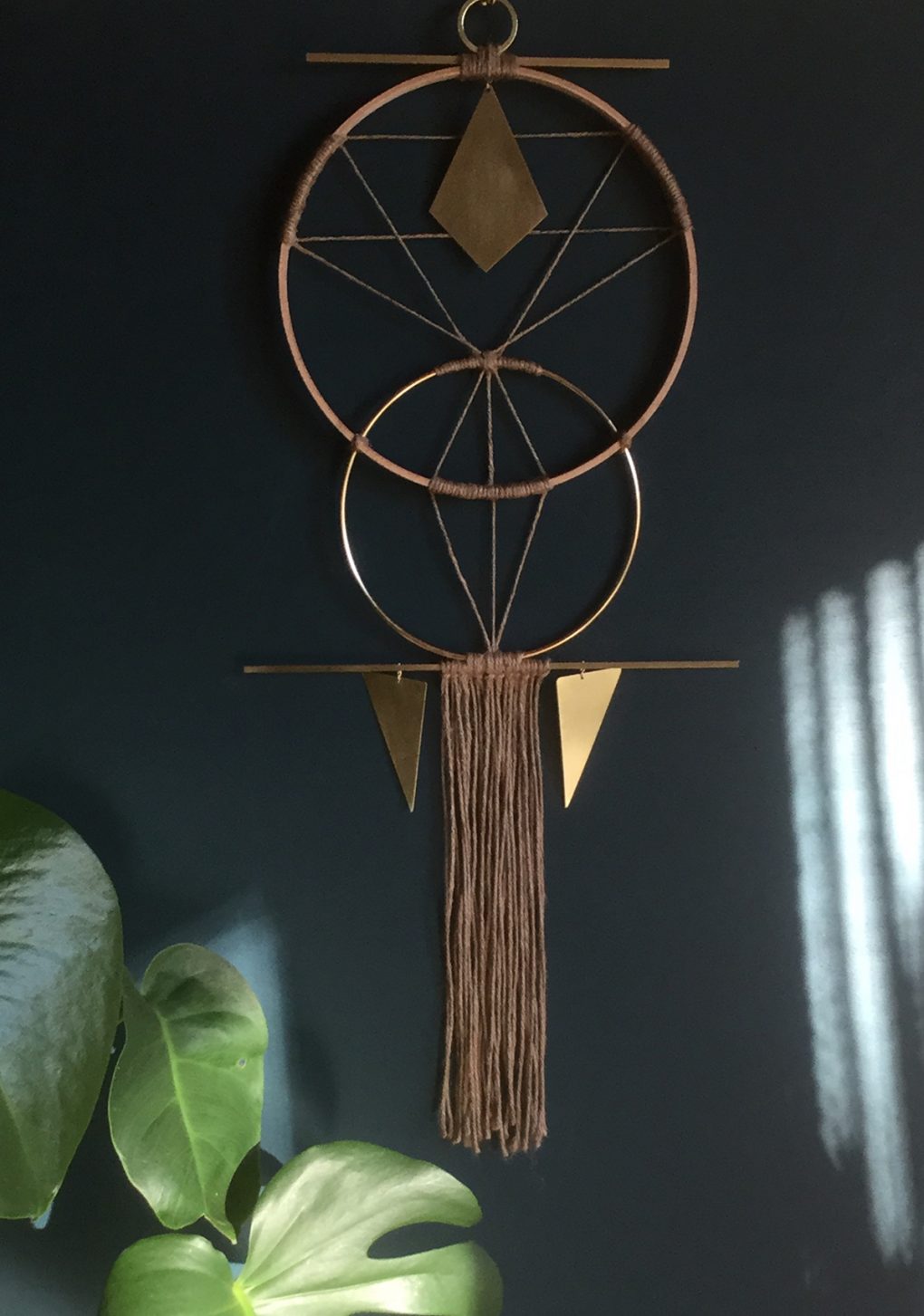 Small Golden Symmetry Sacred Geometry Wall Hanging