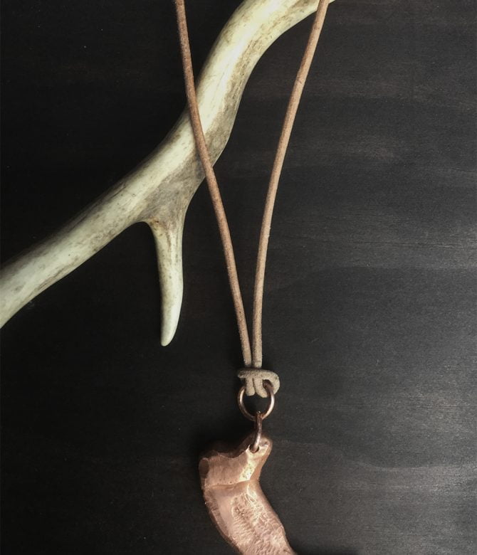 Copper Claw Necklace